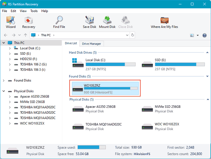 Hikvision file system Hikvision file system
