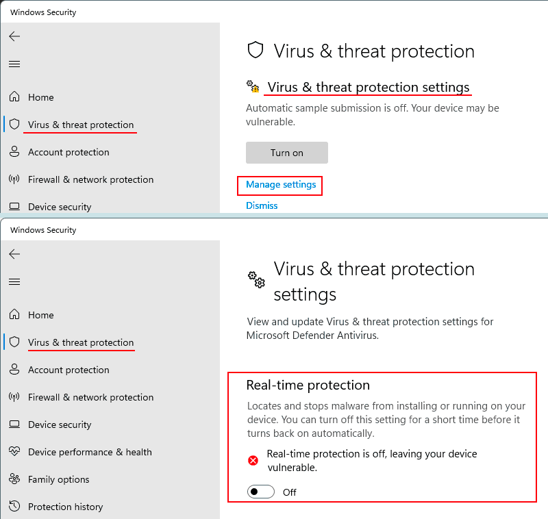 Cómo desactivar Defender en Windows 11