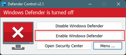 Cómo desactivar Defender en Windows 11