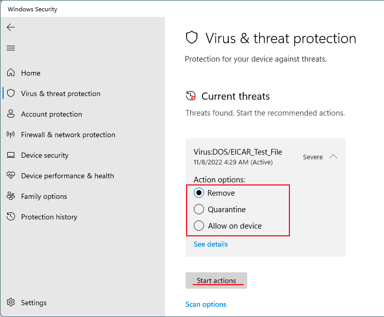 ¿Cómo ejecutar un escaneo con Defender en Windows 11?