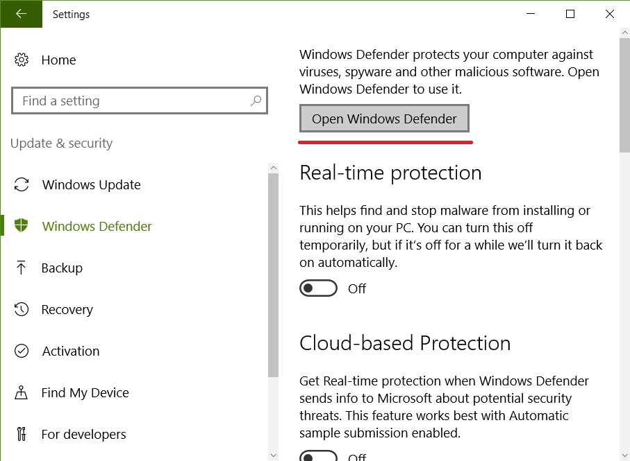 Cómo recuperar archivos eliminados por Windows Defender