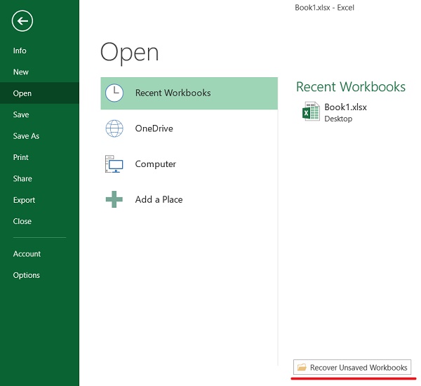 Cómo recuperar un archivo de Microsoft Excel no guardado o sobrescrito Cómo recuperar un archivo de Microsoft Excel no guardado o sobrescrito