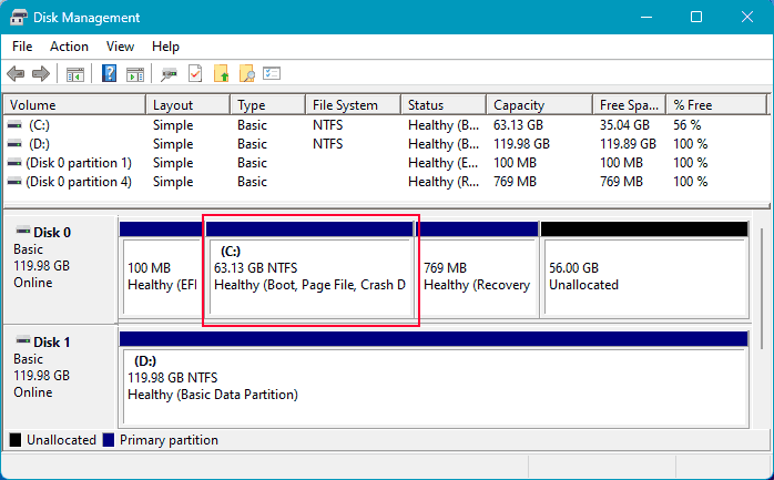 Cómo ampliar un disco en Windows 11 Cómo ampliar un disco en Windows 11