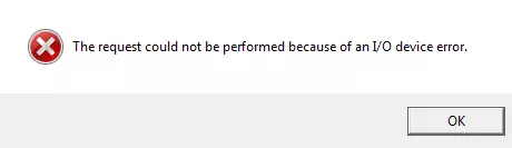 Cómo solucionar el error de dispositivo de E/S del disco duro Cómo solucionar el error de dispositivo de E/S del disco duro