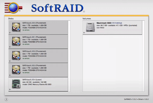 Crear RAID por software en macOS