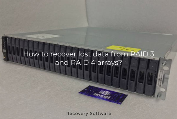 ¿Cómo recuperar datos perdidos de matrices RAID 3 y RAID 4?
