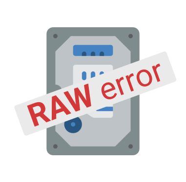 Recuperación de datos de discos RAW
