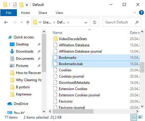 Cómo recuperar marcadores e historial de Google Chrome