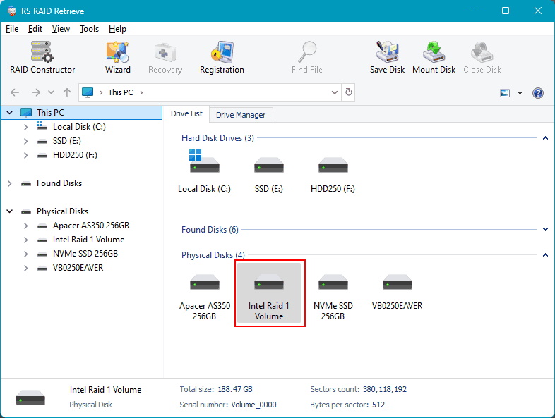 Software de Recuperación de RAID