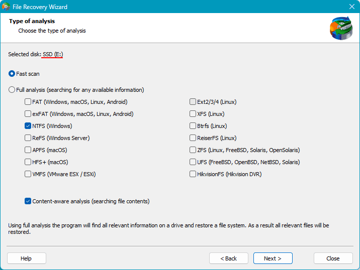 Recuperación de datos de unidad NVMe