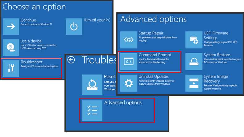 Unidad flash booteable para recuperación de datos