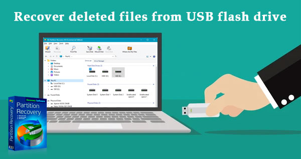 Recuperar archivos eliminados de una unidad flash USB