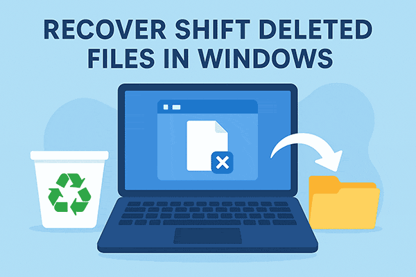 Cómo recuperar archivos eliminados permanentemente (Shift+Supr) en Windows