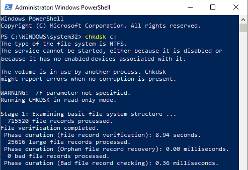 Ejecutando el administrador de dispositivos de Windows