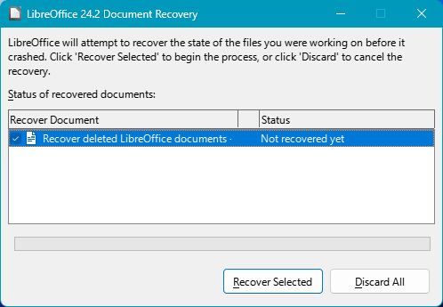 Recuperación de Documentos No Guardados en LibreOffice