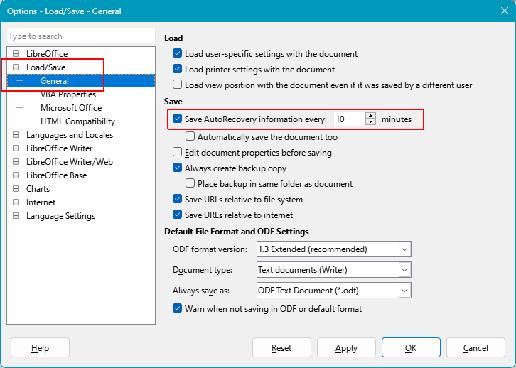 Recuperación de Documentos No Guardados en LibreOffice