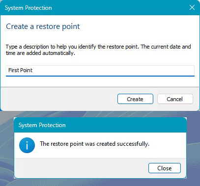 Creando un Punto de Restauración en Windows 11