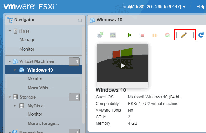 Dónde almacena VMWare vSphere ESXi los archivos de las máquinas