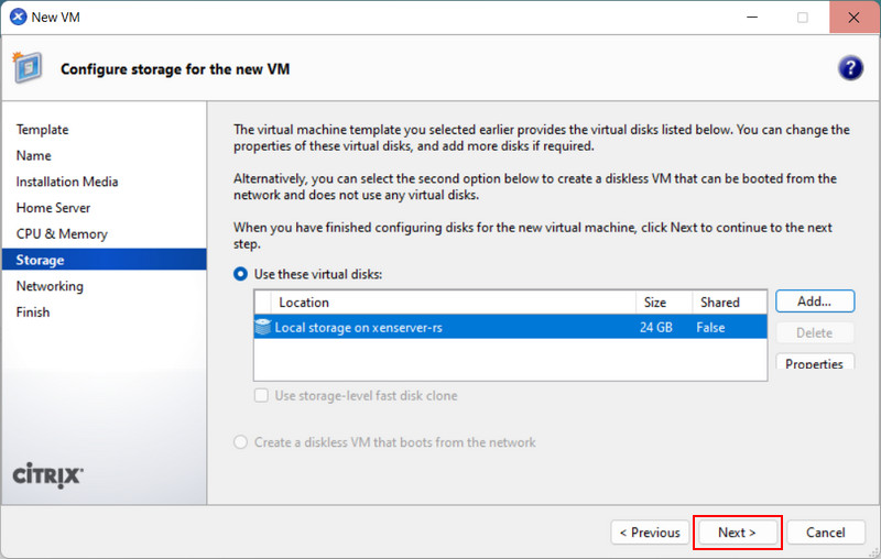 Recuperando una máquina virtual de XenServer