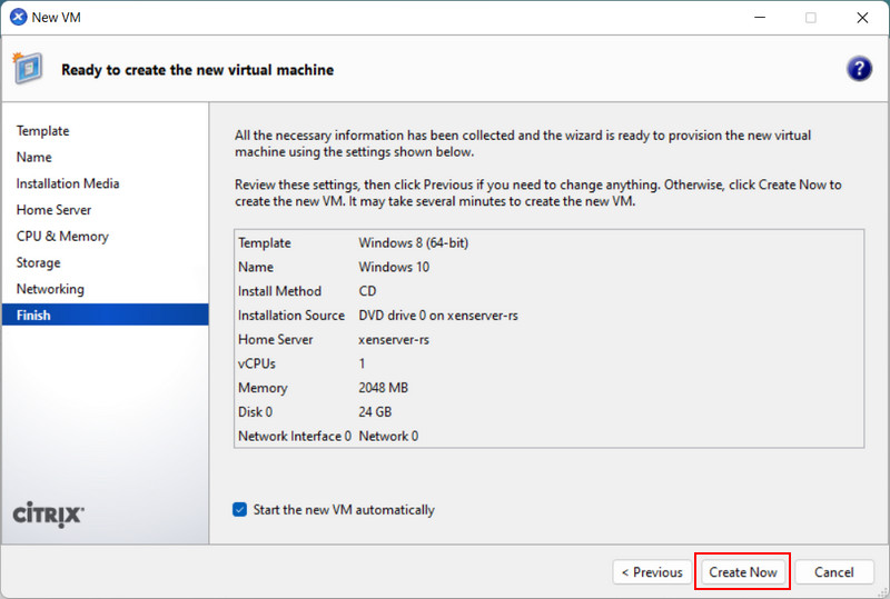 Recuperando una máquina virtual de XenServer