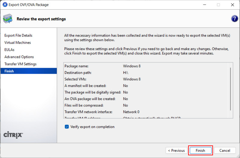 Transferencia de una máquina virtual XenServer a VirtualBox