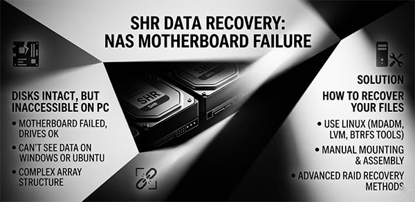 Cómo recuperar un array SHR/SHR2 en un Synology NAS tras un fallo de hardware