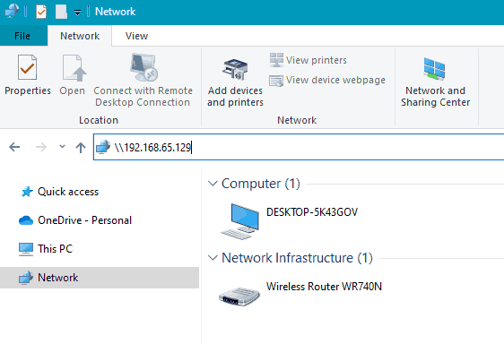 Conexión de un NAS en Windows