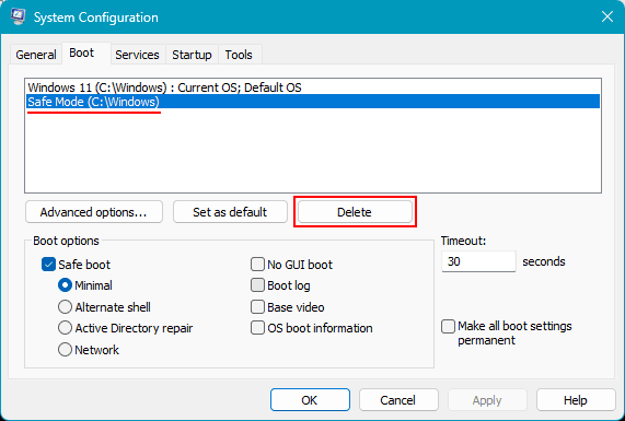 Cómo Salir del Modo Seguro en Windows 11