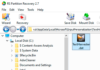 Recuperación de archivos de una versión anterior de Windows (Windows.old)