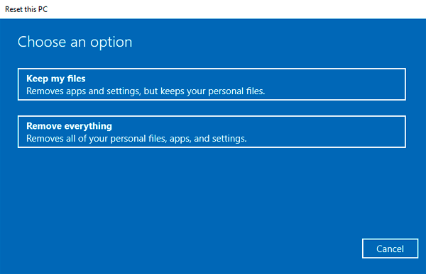 ¿Cómo restablecer la configuración de fábrica en Windows 10?