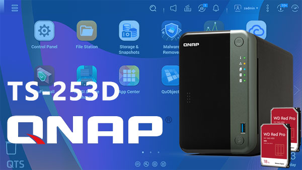 QNAP TS-253D 2 bahías RAID | Recuperación segura y precisa