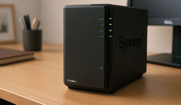 Servicio de recuperación Synology DS218play 2 bahías — reparación RAID 1/0