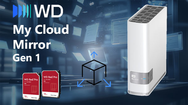 WD My Cloud Mirror (Gen 1) NAS 2 bahías: Servicio profesional de recuperación